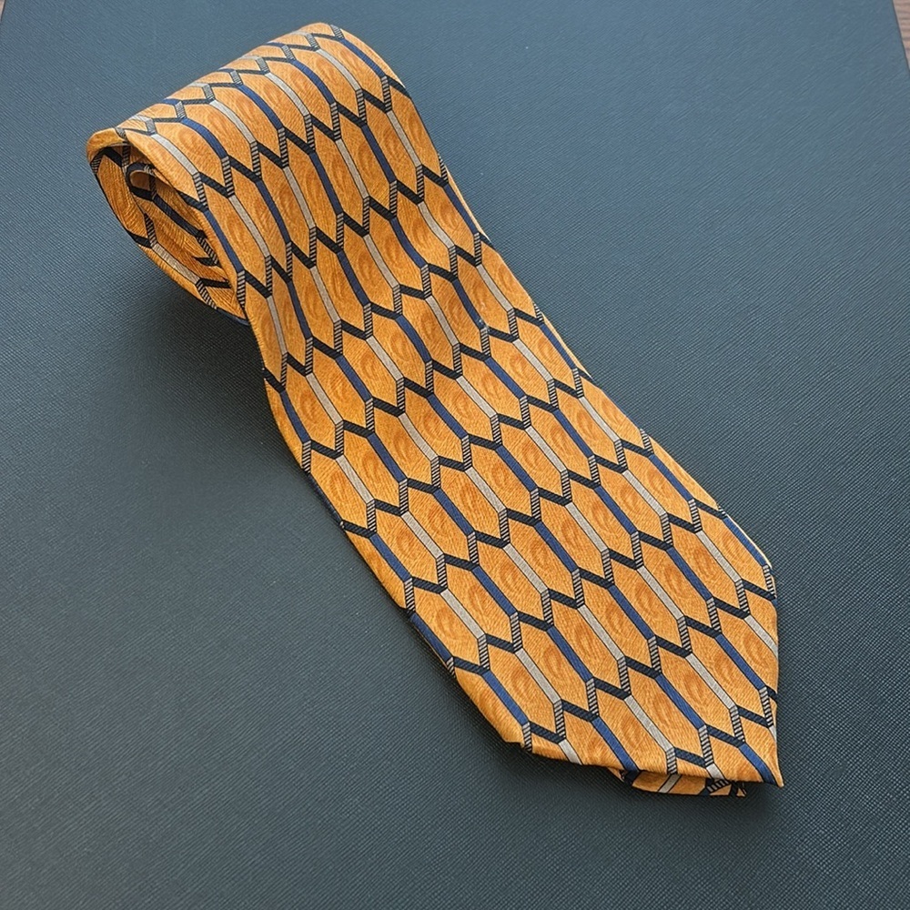 Handcrafted for Nordstrom by J.Z Richards All Silk Geometric Tie Made in America